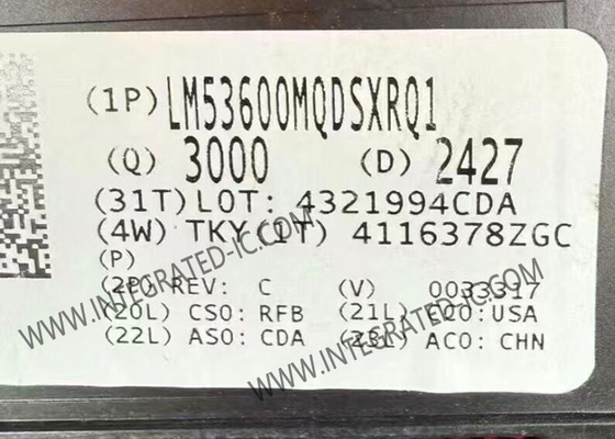 LM53600MQDSXRQ1 Комплексный микросхема Автомобильный 3,5 В до 36 В 650 мА Синхронный 2.1 МГц шаг-вниз преобразователь
