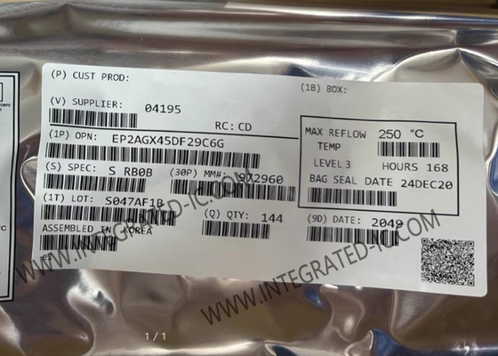 Полевые программируемые шлюзы массив EP2AGX45DF29C6G 3.35Mbit FPGA программируемые логические чипы