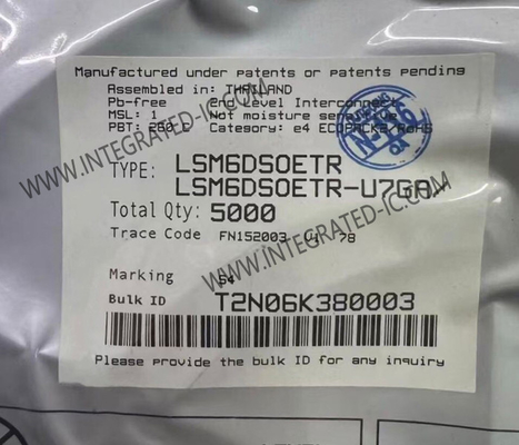 LSM6DSOETR Sensor IC 6-осевой IMU LGA-14L iNEMO 6DoF Инерциальный измерительный блок