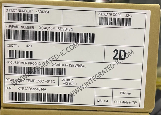 Полевые программируемые ворота XCAU10P-1SBVB484I 3,5 Мбит Artix UltraScale+ Полевые программируемые ворота