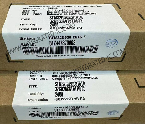STM32G030C8T6TR Микроконтроллер MCU 64MHz 32-битный одноядерный MCU LQFP-48 Встроенный MCU