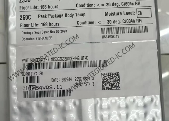 MT53E2G32D4DE-046 WT:C Память IC Чип 64Gbit Параллельная DRAM LPDDR4X Память IC TFBGA200