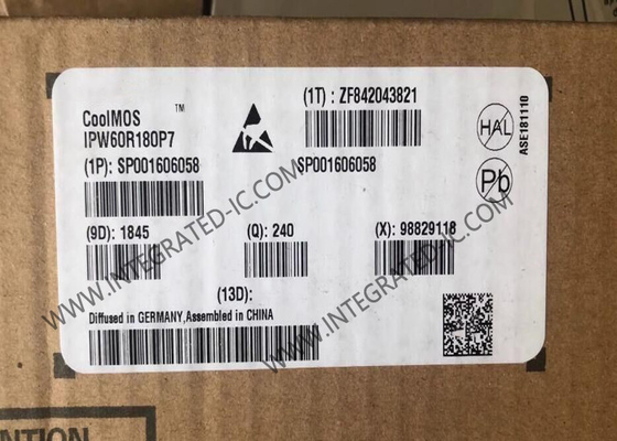 Чип интегральной схемы IPW60R180P7 Транзистор MOSFET с высокой энергоэффективностью
