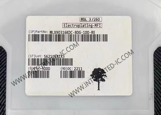 Датчик IC MLX90316KDC-BDG-100-RE Датчик вращающейся позиции с эффектом Холла IC 8-SOIC