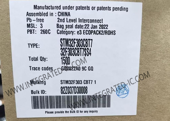 Микроконтроллер MCU STM32F303CBT7 Mainstream Mixed Signals MCU с DSP и FPU