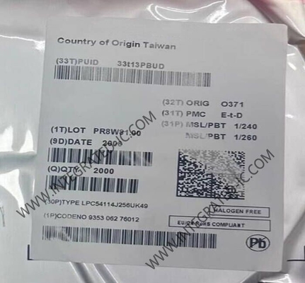 LPC54114J256UK49 Микроконтроллер MCU 100MHz 32-битные микроконтроллеры с двойным ядром WLCSP49