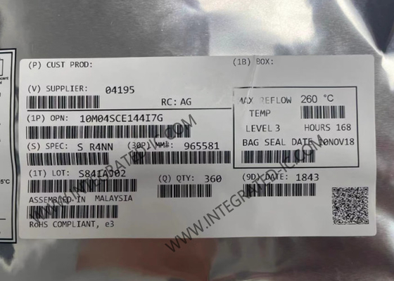 Полевые программируемые шлюзы 10M04SCE144I7G 144-LQFP MAX 10 FPGA интегрированные схемы 450 МГц