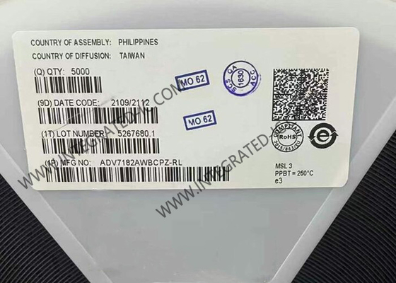 ADV7182AWBCPZ Integrated Circuit Chip 10-битный SDTV видеодекодер с дифференциальными входами