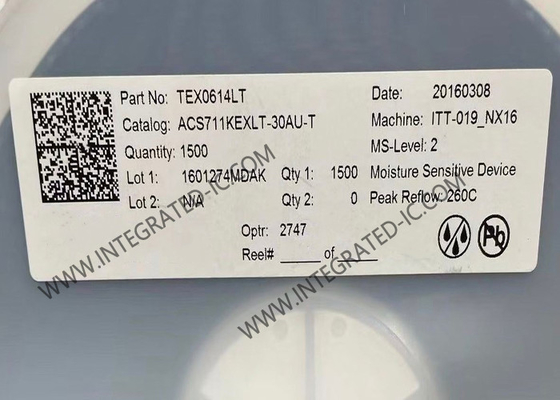 ACS711KEXLT-30AU датчик IC 30A эффект Холла линейный датчик тока QFN12