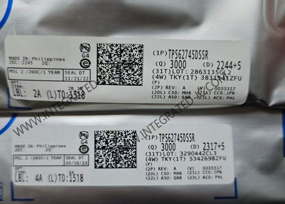 TPS62745DSSR интегральная схема чип Step Down преобразователь 300mA Buck переключатель регулятор IC