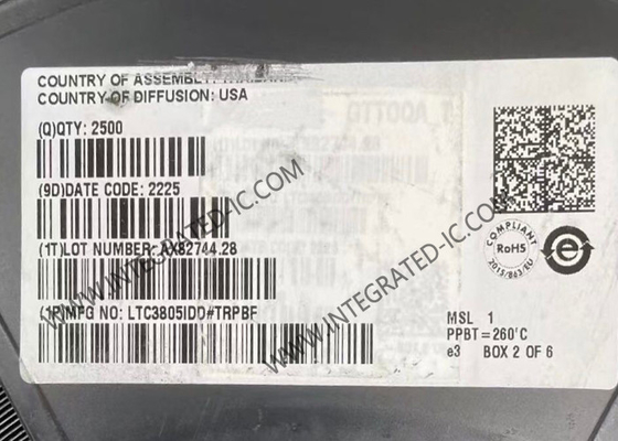 LTC3805IDD Чип интегральной схемы регулируемой частоты режима тока Flyback DC/DC контроллер