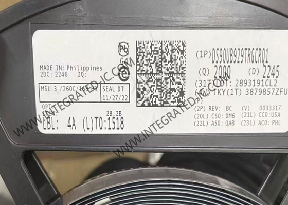 DS90UB929TRGCRQ1 Чип интегральной схемы 5,95 Гбит/с FPD Link III Bridge Serializer VQFN64