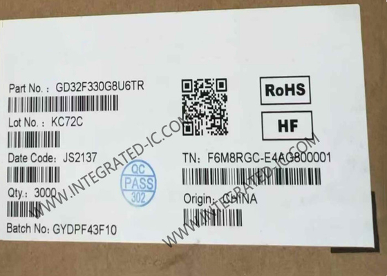 GD32F330G8U6TR Микроконтроллер MCU 84MHz Начальный уровень 32 бит Микроконтроллеры QFN28