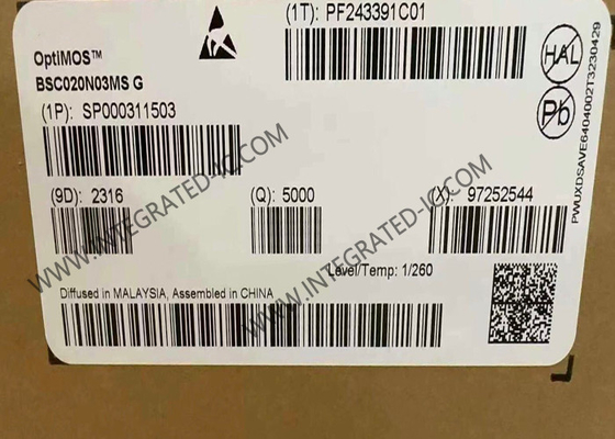BSC020N03MSG Чип интегральной схемы 30V OptiMOS N-Channel Power MOSFET Транзисторы