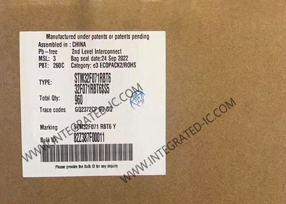 STM32F071RBT6 Микроконтроллер MCU 128KB Flash STM32F0 Микроконтроллер MCU