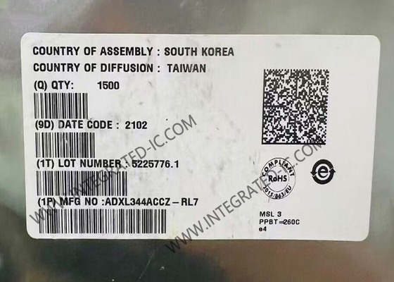 ADXL344ACCZ Сенсор IC 3-осевой цифровой выходный акселерометр LGA-16 Датчики движения