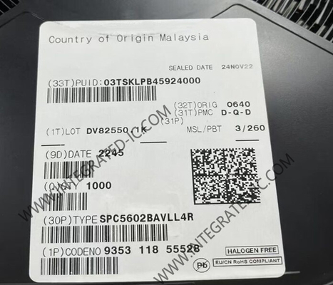 SPC5602BAVLL4R Микроконтроллер MCU 48MHz 32-битный одноядерный микроконтроллер IC LQFP100