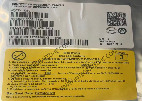 LTC3300ILXE-1 Чип интегральной схемы высокоэффективный двунаправленный многоклеточный балансировщик батареи