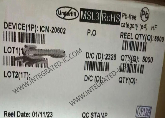 ICM-20602 Sensor IC High Performance 6 Axis MEMS MotionTracking Device LGA16 Устройство для отслеживания движения с помощью датчика IC