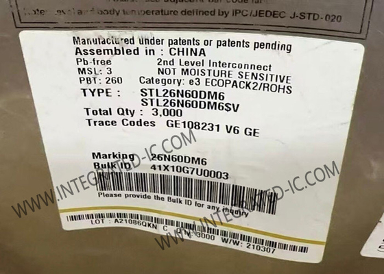 STL26N60DM6 Чип интегральной схемы 600В 15А MDmesh DM6 Мощные MOSFET транзисторы