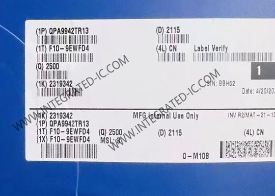 WIFI 6 Чип QPA9942TR13 3600MHz 4 Вт высокоэффективный усилитель