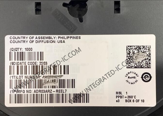 ADR03ARZ Чип интегральной схемы 2.5V Референтное напряжение SOIC8 PMIC Управление питанием