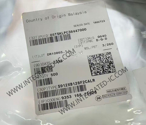S912XB128F2CALR Микроконтроллер MCU 40MHz S12XB 16-битные микроконтроллеры MCU