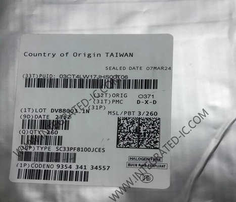 SC33PF8100JCES интегральная схема чип 12-канальный управляющий электрическим питанием IC для высокопроизводительных приложений