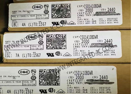 Чип интегральной схемы ISO1410BDWR 500kbps Изолированный RS-485 RS-422 Передатчик SOIC16