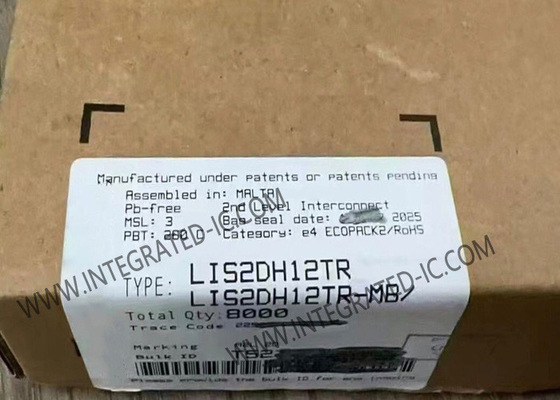 LIS2DH12TR Sensor IC MEMS Digital Output Motion Sensor 3-осевой линейный акселерометр