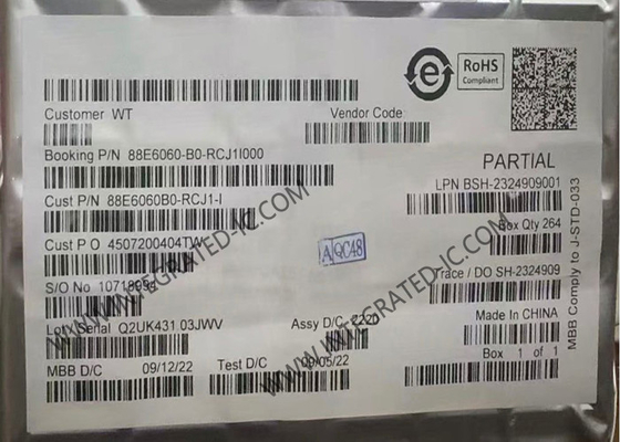 88E6060-B0-RCJ1I000 Ethernet IC Single Chip Integration 6-Port 10/100 Ethernet Switch (Интеграция с одним чипом)