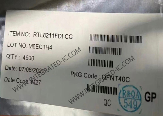 RTL8211FDI-CG Ethernet IC высокоинтегрированный 10/100/1000M Ethernet-передатчик