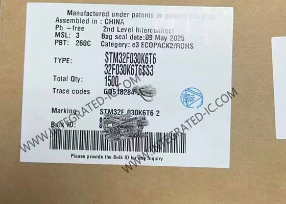 STM32F030K6T6 Микроконтроллер MCU высокопроизводительный 32-битный одноядерный 48MHz MCU