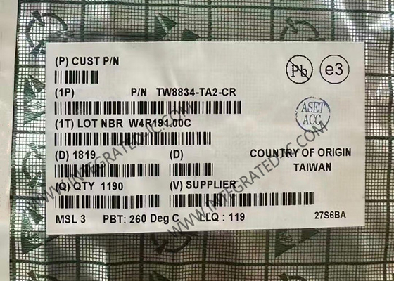 TW8834-TA2-CR интегральная схема чип LCD видеопроцессор TQFP100 дисплейные процессоры