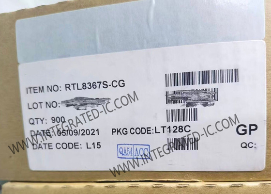 RTL8367S-CG Ethernet IC Layer 2 Управляемый 5+2-портный Ethernet Switch LQFP128