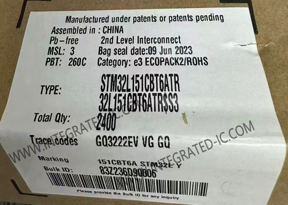 STM32L151CBT6ATR Микроконтроллер MCU сверхнизкомощный 32-битный ARM Cortex-M3 MCU