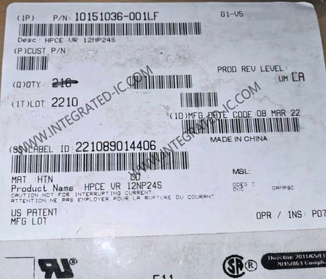 10151036-001LF Коннекторы Карточные коннекторы HPCE VR 12NP24S Коннекторы