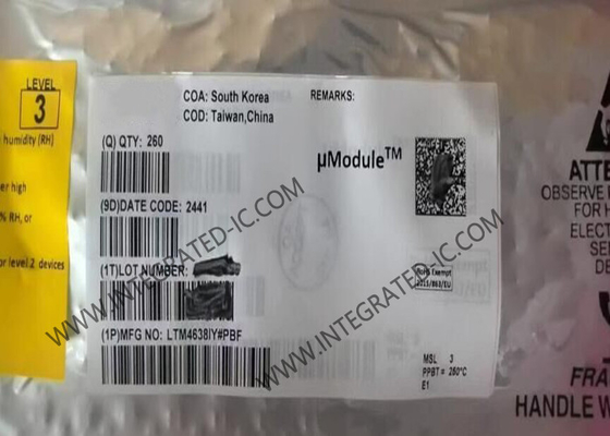 LTM4638IY Чип интегрированной схемы 20VIN 15A Step-Down DC DC uModule Regulator