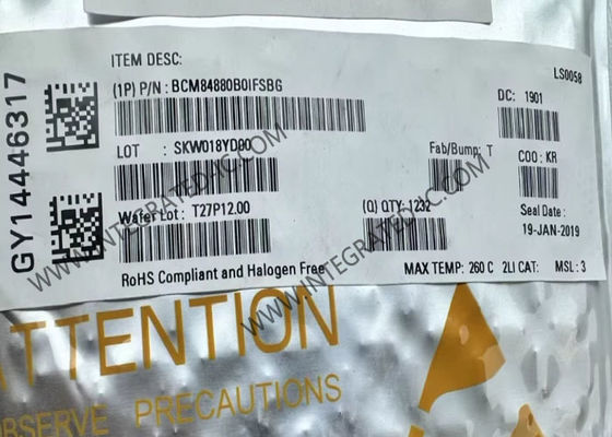 Ethernet IC BCM84880B0IFSBG Единочиповый интегрированный Ethernet CMOS-передатчик