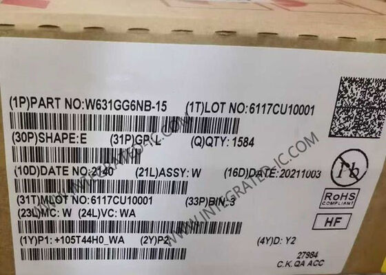 W631GG6NB-15 Чип памяти IC 1Gbit SDRAM DDR3 667MHz VFBGA96