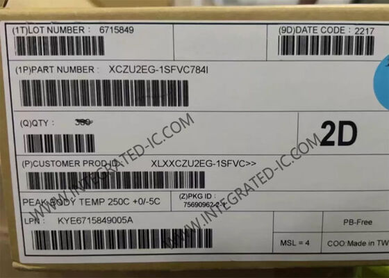 XCZU2EG-1SFVC784I Zynq UltraScale+ MPSOC EG Система на чипе Поле Программируемые ворота массив FPGA