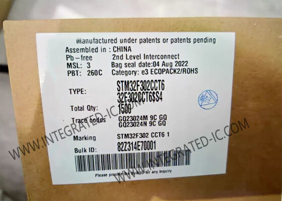 Высокопроизводительный 32-битный микроконтроллер STM32F302CCT6 с частотой 72 МГц