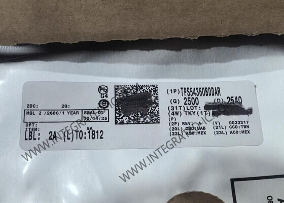 TPS54360BDDAR Integrated Circuit Chip 3.5A Step-Down DC DC Converter с входом от 4,5 В до 60 В и частотой переключения от 100 кГц до 2,5 МГц