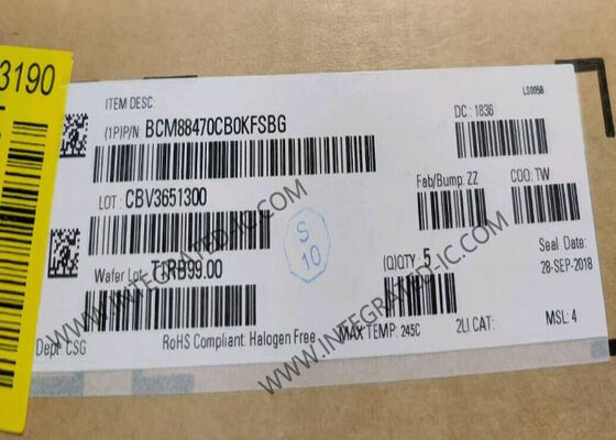 BCM88470CB0KFSBG Ethernet IC высокопроизводительный 300Gbps StrataDNX Qumran-AX Ethernet Switch