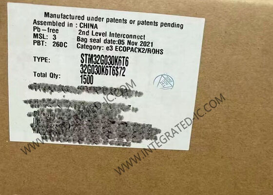 STM32G030K6T6 Микроконтроллер MCU 32-битный микроконтроллер IC 64MHz Mainstream Value-Line MCU