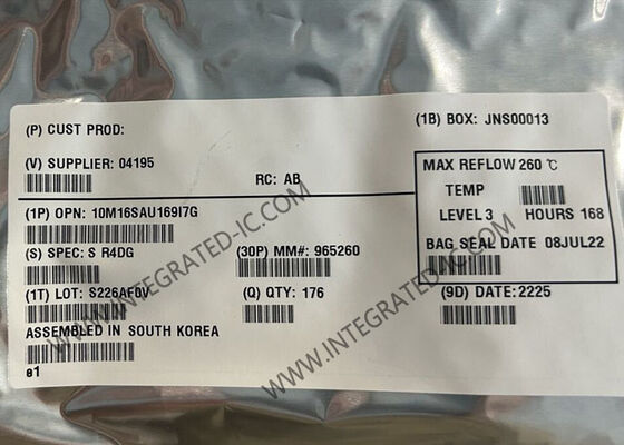 Полевые программируемые ворота 10M16SAU169I7G IC FPGA 169-LFBGA MAX 10 Полевые программируемые ворота