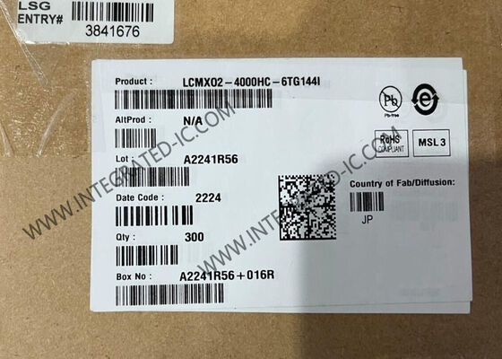 LCMXO2-4000HC-6TG144I Field Programmable Gate Array FPGA Чип со скоростью 388 МГц 540LAB и пакетом TQFP144