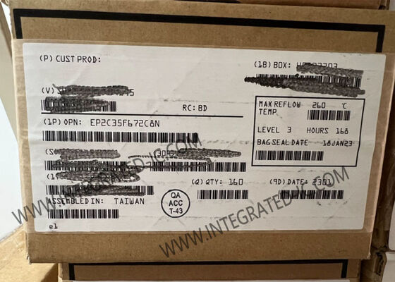 EP2C35F672C8N Цифровой программируемый логический массив Cyclone II FPGA с 33216 логическими элементами, рабочим напряжением от 1,15 В до 1,25 В и 475 входами/выходами