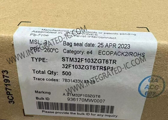 STM32F103ZGT6TR 32-битный микроконтроллер 72 МГц одноядерный LQFP-144 MCU