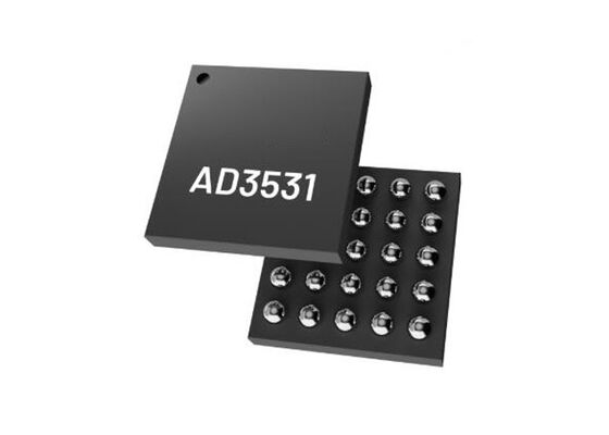 Интегральная схема AD3531BCBZ с 16-битным буферизованным цифро-аналоговым преобразователем с выходом по напряжению, WLCSP-25